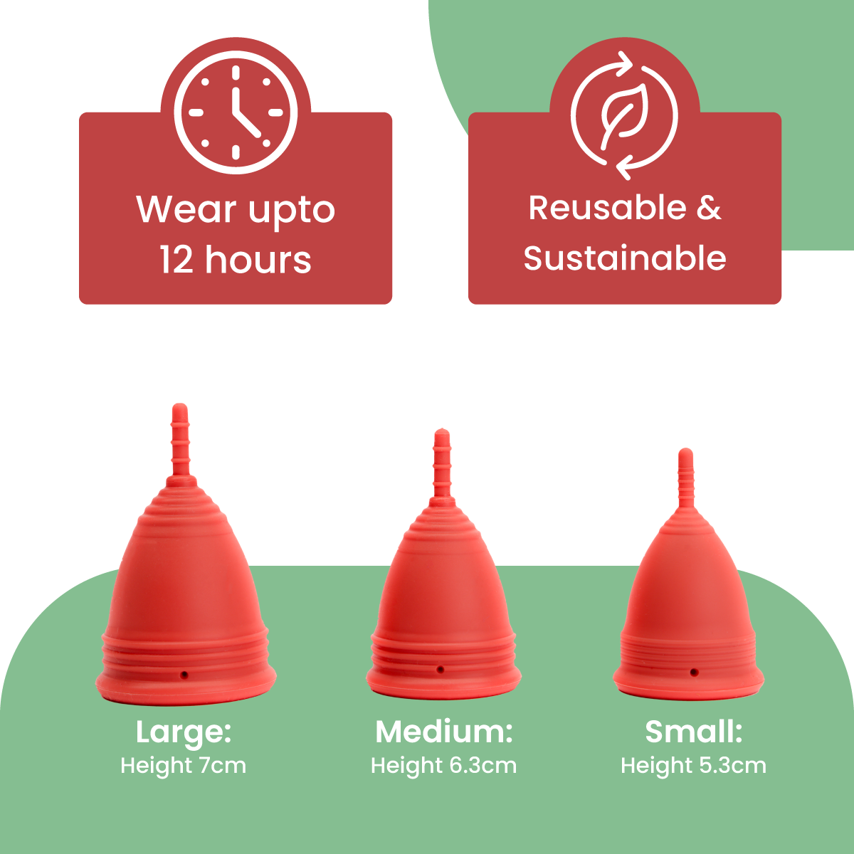 Reusable Menstrual Cup Applicator with Lubricant Unbound